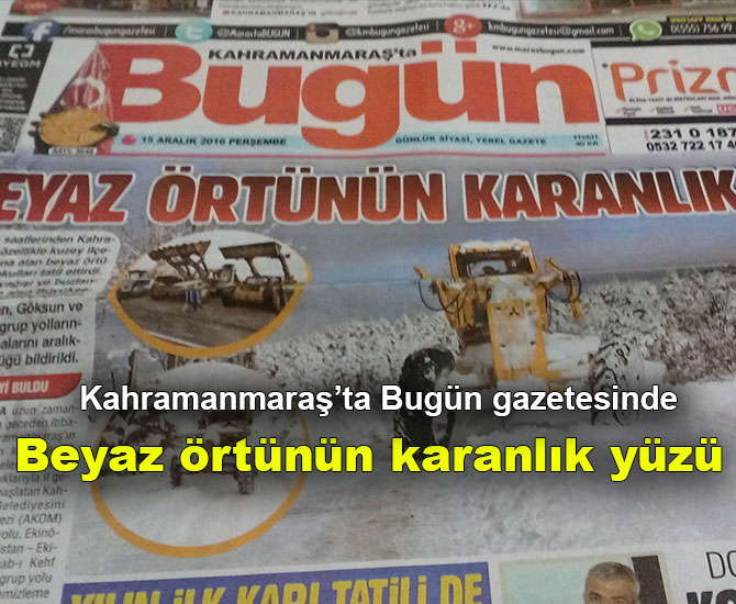 Beyaz örtünün karanlık yüzü