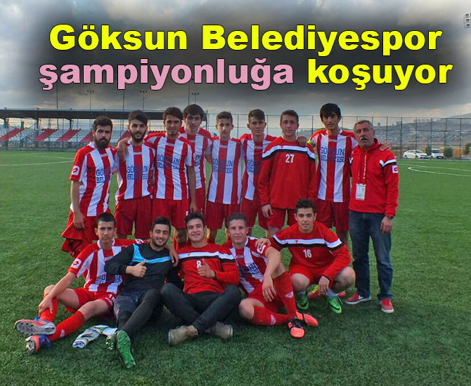 Göksun Belediyespor şampiyonluğa koşuyor