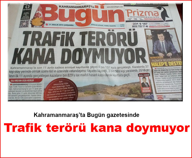 Trafik terörü kana doymuyor