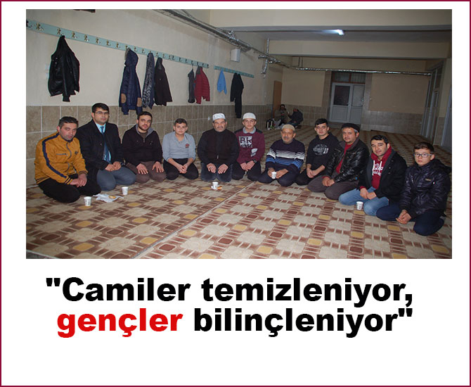 "Camiler Temizleniyor, Gençler Bilinçleniyor" projesi