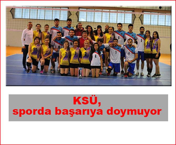 KSÜ, sporda başarıya doymuyor