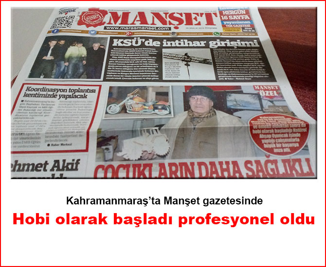 “Hobi olarak başladı profesyonel oldu”