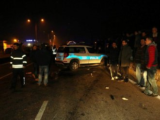 Polis otosu tankerle çarpıştı: 2 şehit