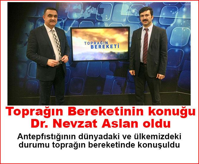 Toprağın Bereketinin konuğu Dr. Nevzat Aslan oldu