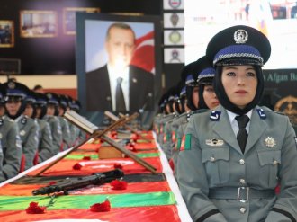 Sivas’ta 250 Afgan kadın polis mezun oldu