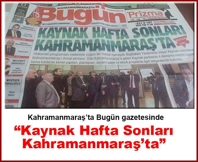 “Kaynak Hafta Sonları Kahramanmaraş’ta”