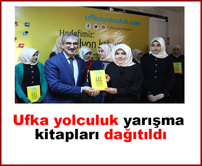 Ufka yolculuk yarışma kitapları dağıtıldı