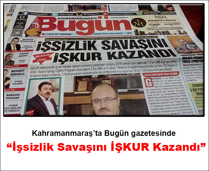 “İşsizlik Savaşını İŞKUR Kazandı”