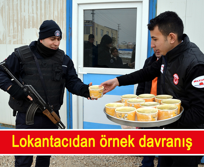 Lokantacıdan örnek davranış