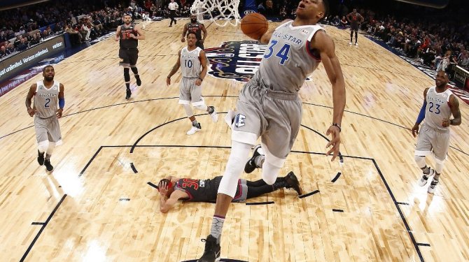 NBA All-Star’da kazanan Batı Karması 192-182 mağlup etti