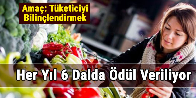 Her yıl 6 dalda ödül veriliyor