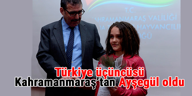 Türkiye Üçüncüsü Kahramanmaraş’tan Ayşegül oldu