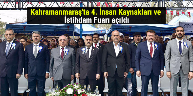 Kahramanmaraş'ta 4. İnsan Kaynakları ve İstihdam Fuarı açıldı