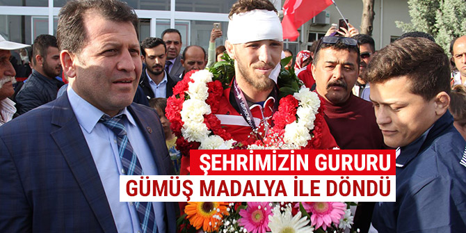 Şehrimizin gururu gümüş madalya ile döndü