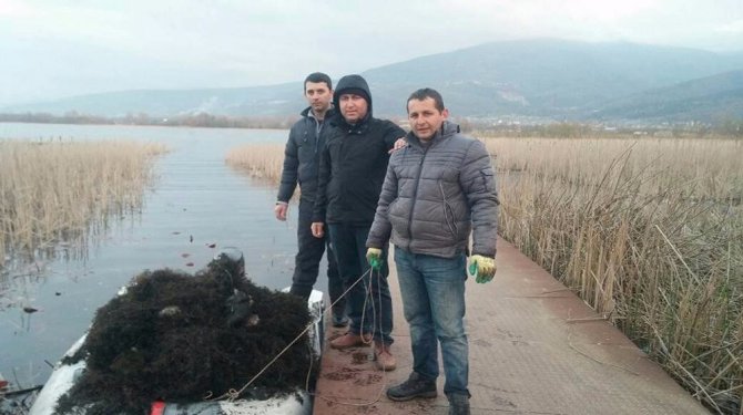 Sapanca Gölü’nde korkunç manzara