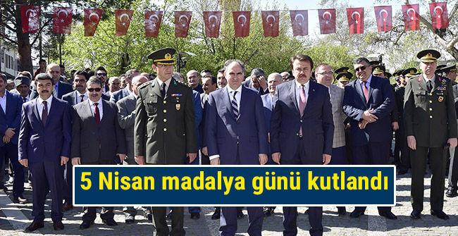 5 Nisan madalya günü kutlandı