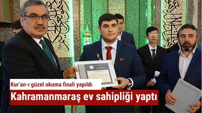 Kur’an-ı güzel okuma bölge finali Kahramanmaraş’ta yapıldı