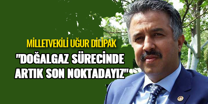 DİLİPAK: "DOĞALGAZ SÜRECİNDE ARTIK SON NOKTADAYIZ"