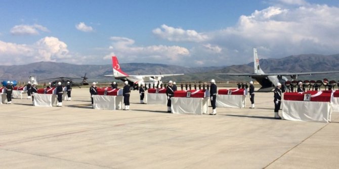 TUNCELİ ŞEHİTLERİ SON YOLCULUĞUNA UĞURLANIYOR