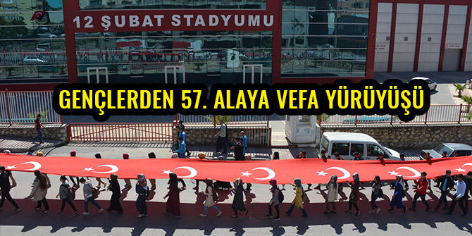 GENÇLERDEN 57. ALAYA VEFA YÜRÜYÜŞÜ