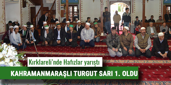 KAHRAMANMARAŞLI TURGUT SARI 1. OLDU