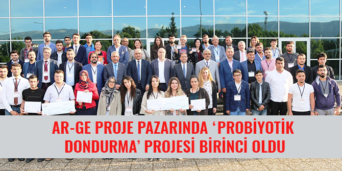 AR-GE PROJE PAZARINDA ‘PROBİYOTİK DONDURMA’ PROJESİ BİRİNCİ OLDU