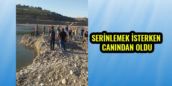 SERİNLEMEK İSTERKEN CANINDAN OLDU