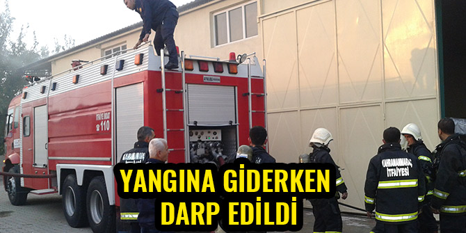 YANGINA GİDERKEN DARP EDİLDİ