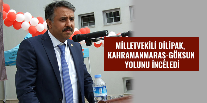 MİLLETVEKİLİ DİLİPAK, KAHRAMANMARAŞ-GÖKSUN YOLUNU İNCELEDİ