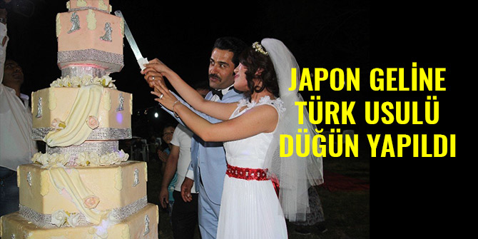 JAPON GELİNE TÜRK USULÜ DÜĞÜN YAPILDI