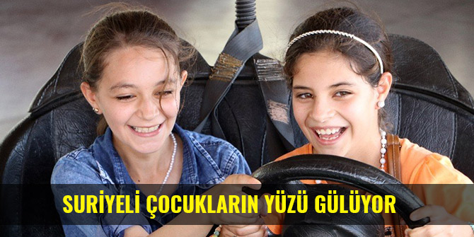 SURİYELİ ÇOCUKLARIN YÜZÜ GÜLÜYOR