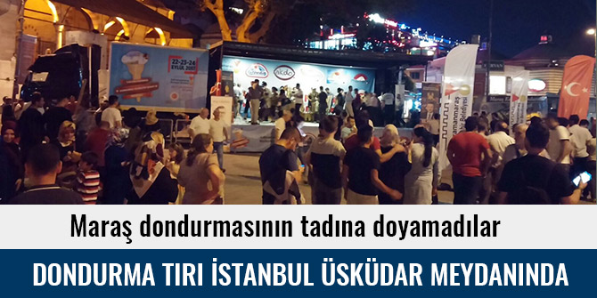 DONDURMA TIRI İSTANBUL ÜSKÜDAR MEYDANINDA