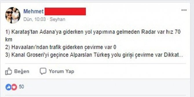 POLİS UYGULAMALARINI SOSYAL MEDYADA DEŞİFRE EDİYORLAR