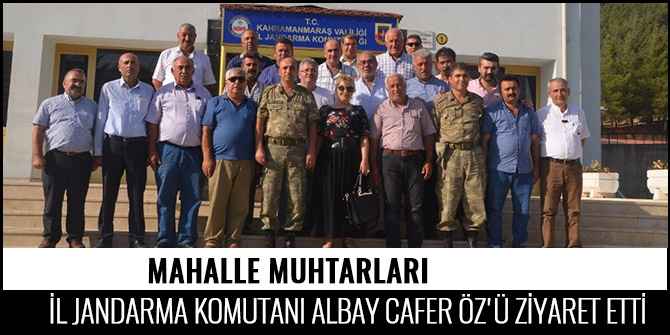 MUHTARLARDAN ALBAY ÖZ’E ZİYARET