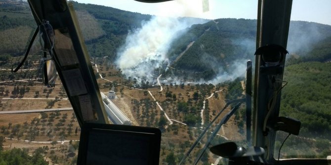 TARİHİ GELİBOLU YARIMADASI’NDA YANGIN