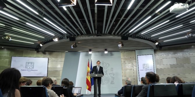 RAJOY: İSPANYA BÖLÜNMEYECEK