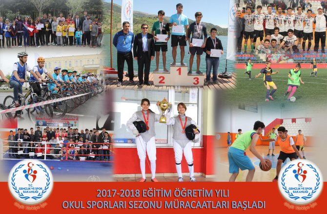 OKUL SPORLARI MÜRACAATLARI BAŞLADI