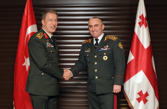 ORGENERAL AKAR GÜRCİSTAN’DA