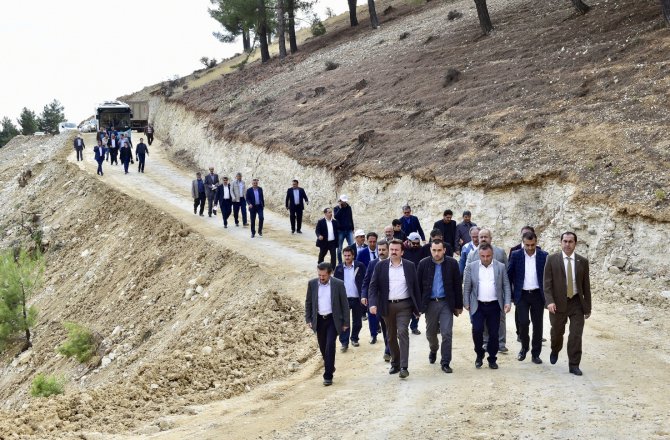 BAŞKAN ERKOÇ STK’LARA YATIRIMLARI GEZDİRDİ