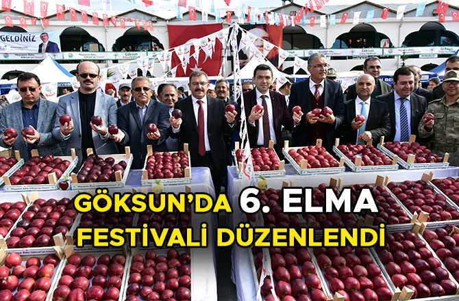 GÖKSUN’DA 6. ELMA FESTİVALİ DÜZENLENDİ