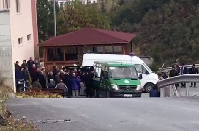 BABA KURBANI ÇOCUK SON YOLCULUĞUNA UĞURLANDI