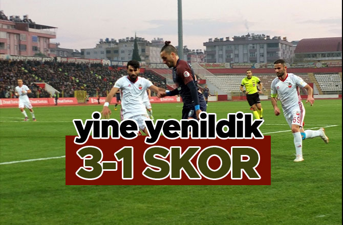 KİPAŞ KAHRAMANMARAŞSPOR: 1 - MEDİPOL BAŞAKŞEHİR: 3