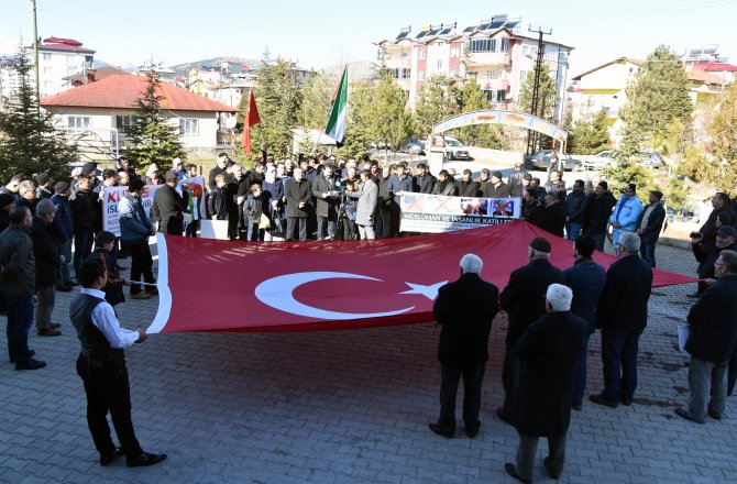 GÖKSUN’DA KUDÜS PROTESTOSU