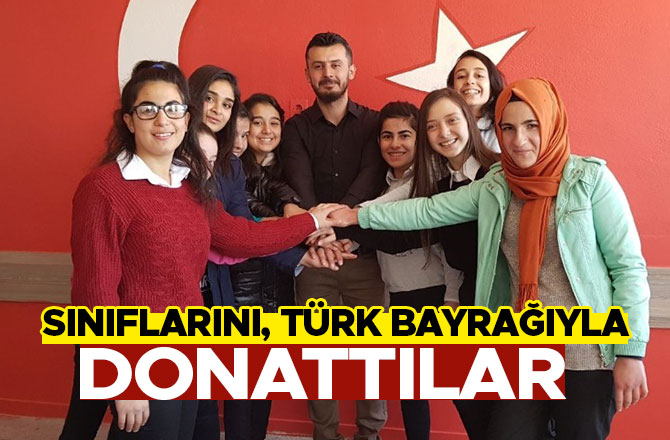 SINIFLARINI, TÜRK BAYRAĞIYLA DONATTILAR