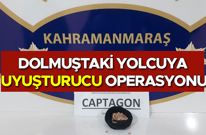 DOLMUŞTAKİ YOLCUYA UYUŞTURUCU OPERASYONU