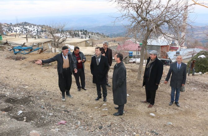 BAŞKAN BOZDAĞ VE BAŞKAN ESKİGÜN BÜYÜKNACAR MAHALLESİNDEKİ ÇALIŞMALARI YERİNDE İNCELEDİ