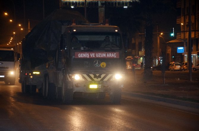 Sıfır noktasına tank ve obüs takviyesi