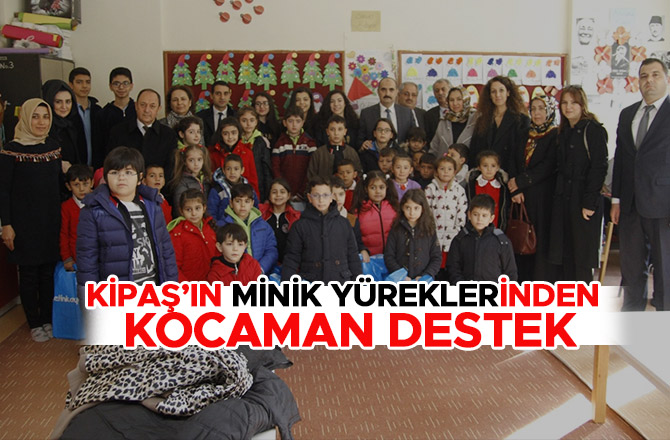 KİPAŞ’IN MİNİK YÜREKLERİNDEN KOCAMAN DESTEK