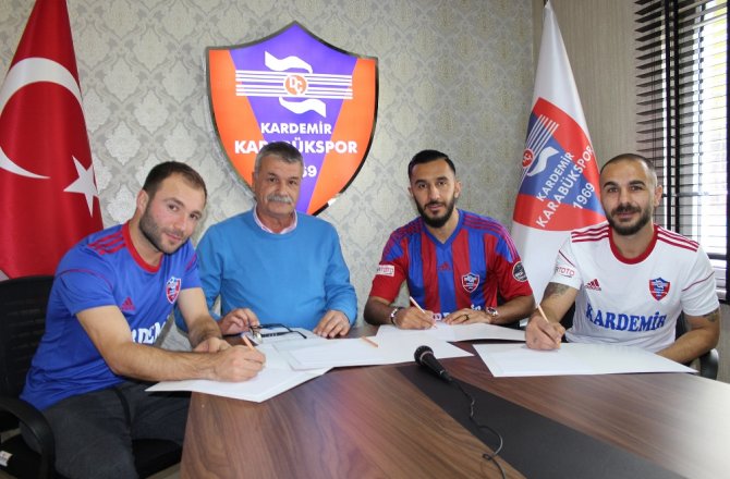 Karabükspor, 3 oyuncuyla resmi sözleşme imzaladı