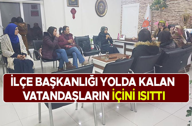 YOLDA KALAN VATANDAŞLARIN İÇİNİ ISITTILAR